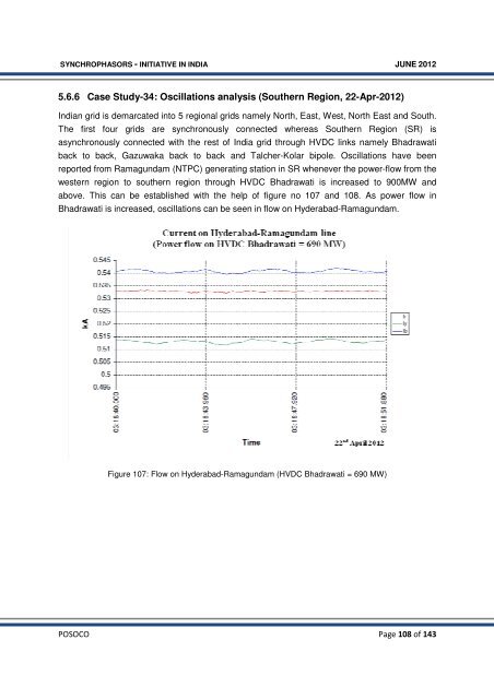 Synchrophasor Initiative in India - erldc