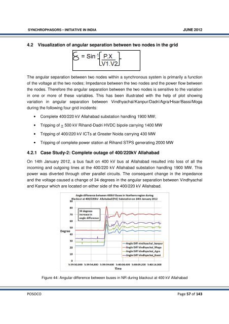 Synchrophasor Initiative in India - erldc