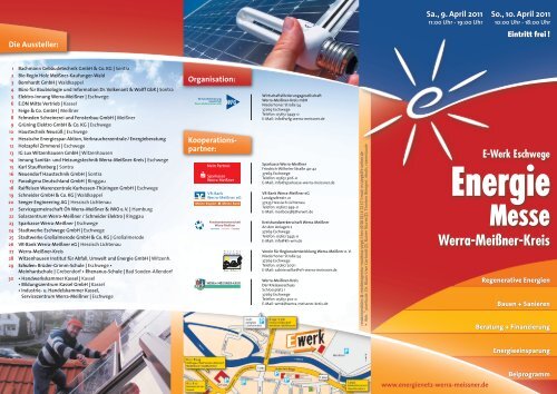 Energie Messe Werra-Meißner-Kreis E-Werk Eschwege