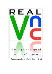 Getting Up to Speed with VNC Viewer Enterprise Edition ... - RealVNC