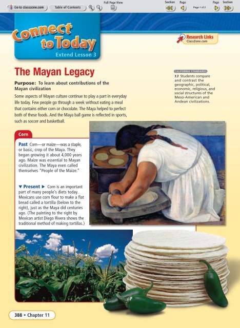 The Mayan Legacy - Teacher
