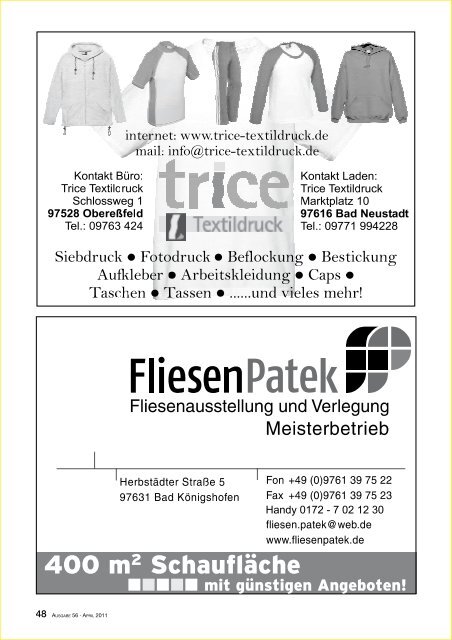 Gemeindeblatt April 2011