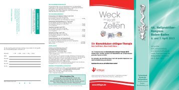 46. Heilpraktiker- Kongress Baden-Baden - Fachverband Deutscher ...