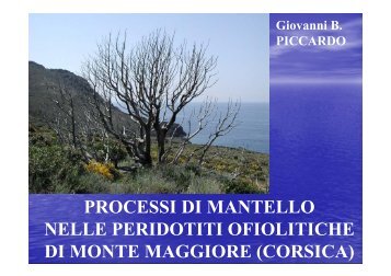 PROCESSI DI MANTELLO NELLE PERIDOTITI ... - UpperMantle.com