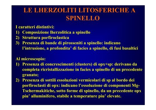 PROCESSI DI MANTELLO NELLE PERIDOTITI ... - UpperMantle.com