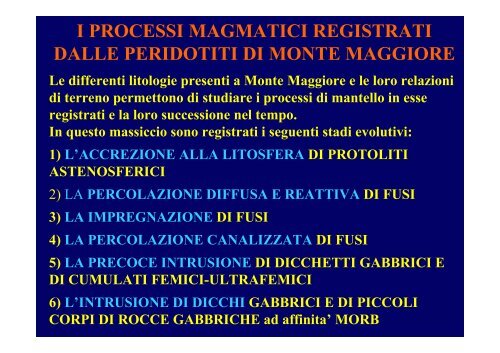 PROCESSI DI MANTELLO NELLE PERIDOTITI ... - UpperMantle.com