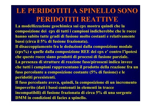 PROCESSI DI MANTELLO NELLE PERIDOTITI ... - UpperMantle.com