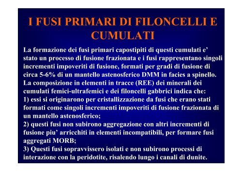 PROCESSI DI MANTELLO NELLE PERIDOTITI ... - UpperMantle.com