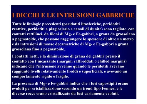 PROCESSI DI MANTELLO NELLE PERIDOTITI ... - UpperMantle.com