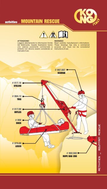 Mountain Rescue / Soccorso in Montagna illustrations - Kong