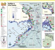 Hot Spot Fishing Map - Erie County
