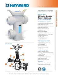 SB Series Simplex Basket Strainers - Hayward Flow Control