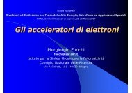 Gli acceleratori di elettroni - SIRAD page - Infn