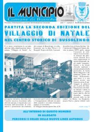 il municipio OK con modifica - Comune di Bussolengo