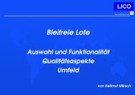 Lead-Free Solders Bleifreie Lote