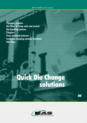 Quick Die Change solutions