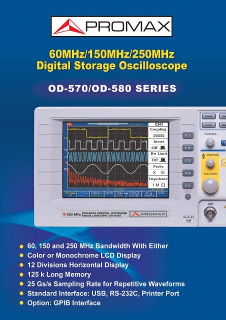 OD-570 / OD-580 - GELEC (HK)