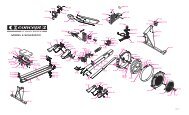 Model E Indoor Rower Master Schematic and Parts ID List - Concept2