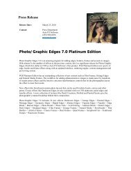 Photo/Graphic Edges 7.0 Platinum Edition - Auto FX Software