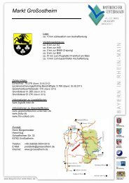 Markt GroÃostheim - Logistik Untermain