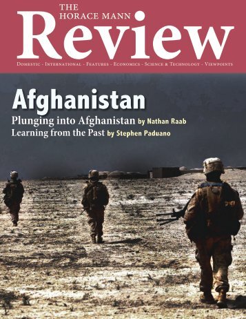 the horace mann Plunging into Afghanistan - Horace Mann School