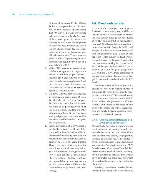 SOIL Report 2011 - ACCESS Development Services