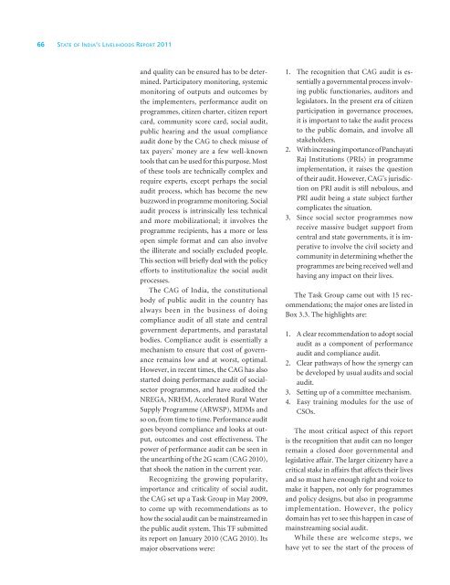 SOIL Report 2011 - ACCESS Development Services