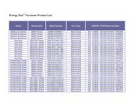 Energy Star Furnaces Product List - Lac La Biche County