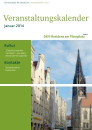 Veranstaltungskalender - DKV-Residenz am Tibusplatz