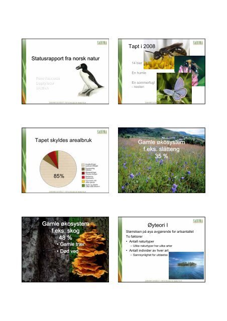 Aanderaa,R Statusrapport fra norsk natur .pdf - FAGUS