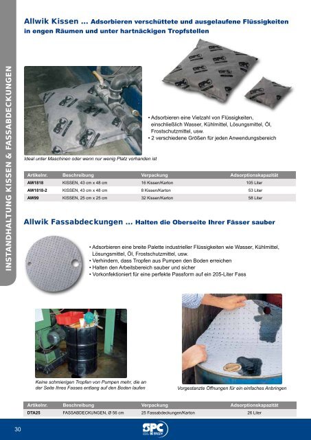 bindende Kissen und Tonnendeckel - Dobler GmbH Dobler GmbH