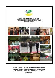 pedoman pelaksanaan peringatan hari pahlawan tahun 2012