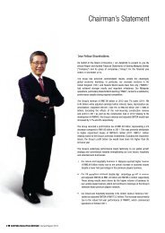 Chairman's Statement - Genting Malaysia Berhad