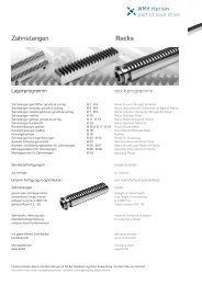 Zahnstangen Racks - WMH Herion