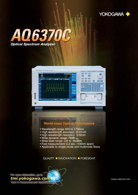 Optical Spectrum Analyzer AQ6370C - Yokogawa