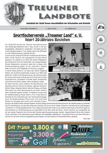 Ausgabe 13 / 2012 - Treuen