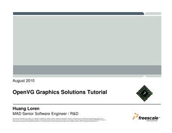 OpenVG Graphics Solutions Tutorial