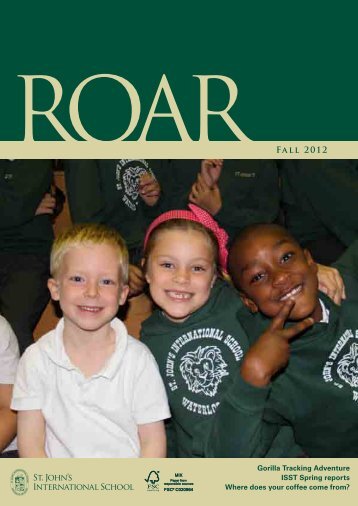 ROAR Fall 2012 - St. John's International School