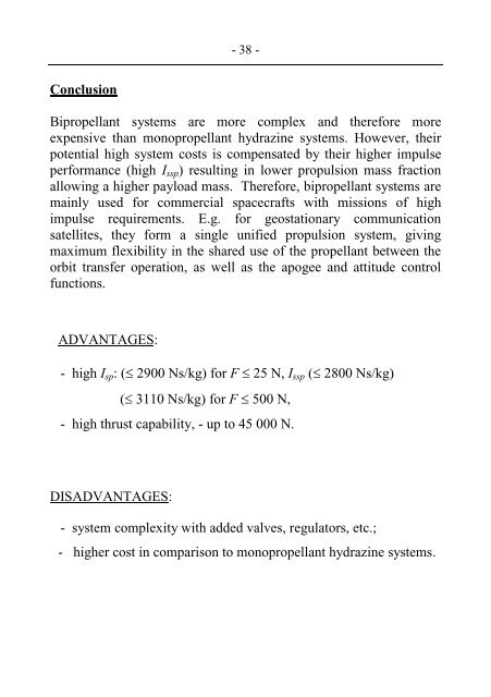 SPACECRAFT PROPULSION - KTH