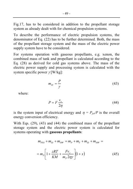 SPACECRAFT PROPULSION - KTH