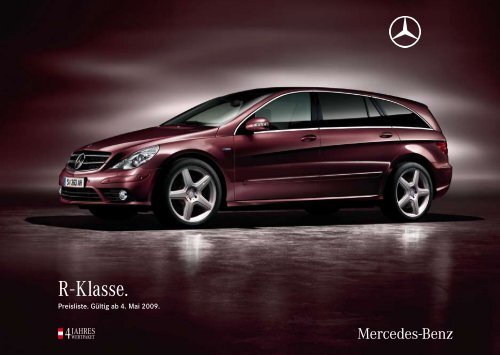 Preisliste R-Klasse - Daimler