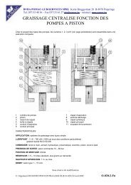 graissage centralise fonction des pompes a piston - Pomac, LUB ...