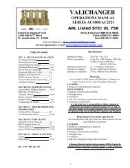 Model AC1005 Universal Board Manual - American Changer