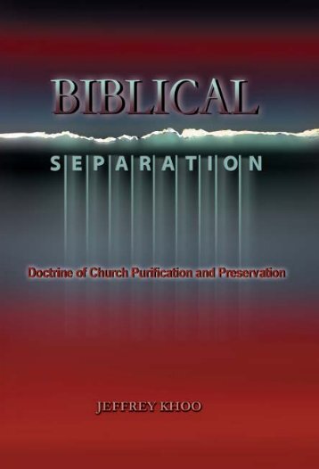 Biblical Separation.pmd - Far Eastern Bible College