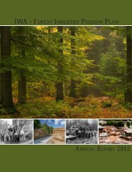 Annual Report 2012 - IWA Forest Industry Pension Plan