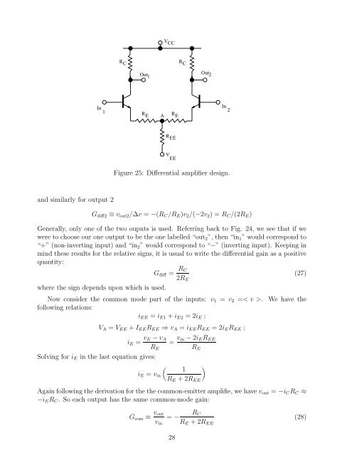 Lecture Notes for Analog Electronics - The Electronic Universe ...