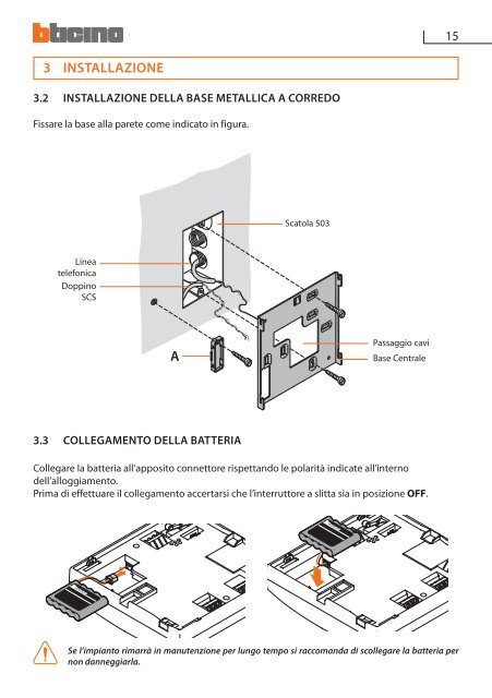 Manuale di installazione - Professionisti BTicino