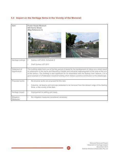 Technical Paper 2 â Heritage Assessment - Transport for NSW ...