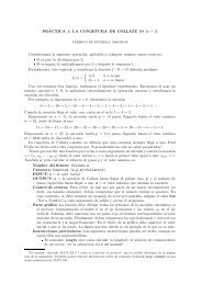 PR´ACTICA 1: LA CONJETURA DE COLLATZ (O 3n + 1 ... - MA1