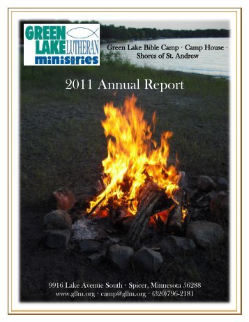 2011 Annual Report - Green Lake Lutheran Ministries, Minnesota